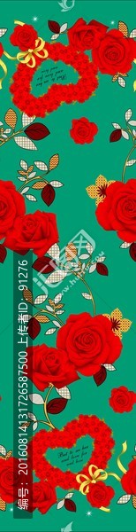 家紡窗簾印花圖案床上用品花紋
