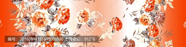 家紡窗簾印花圖案床上用品花紋