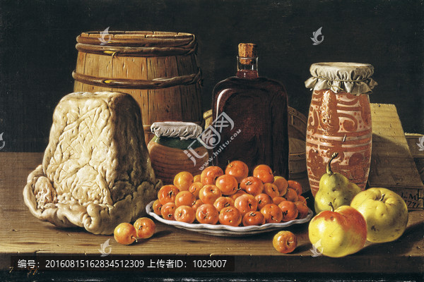 歐式花卉水果靜物油畫(huà)