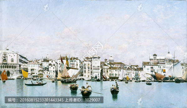 威尼斯風(fēng)景油畫(huà)