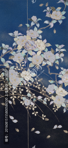 精美后現(xiàn)代式傳統(tǒng)花卉圖案