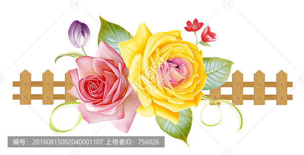 護(hù)欄玫瑰花