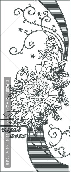 春風得意牡丹