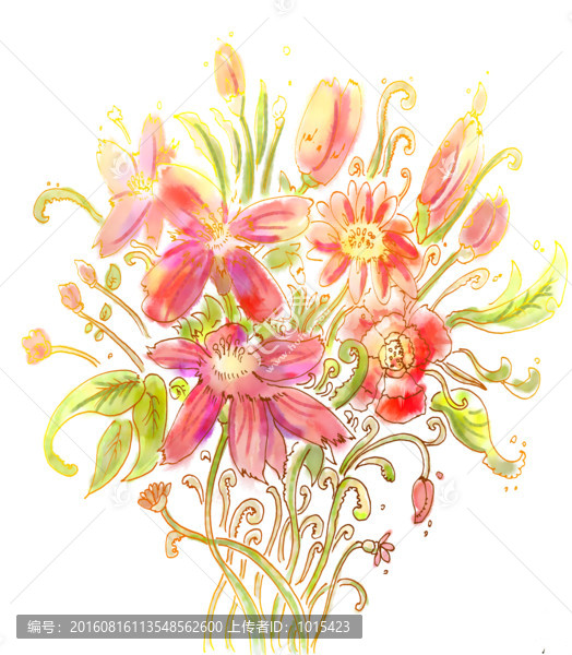 手繪花束