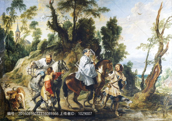 宗教人物油畫