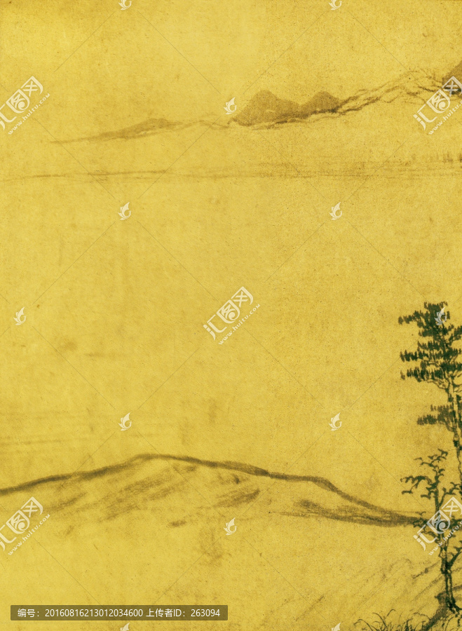 黃公望,富春山居圖,局部