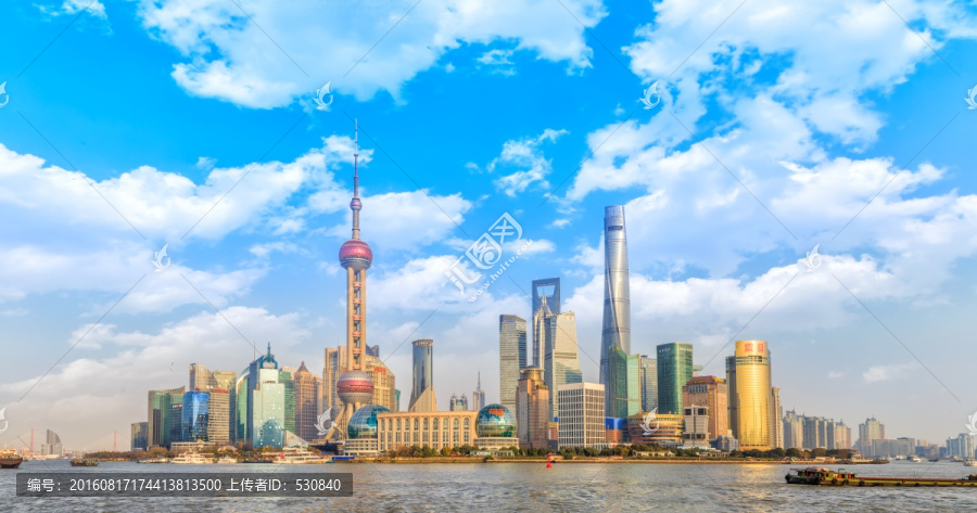 上海风光全景,大画幅