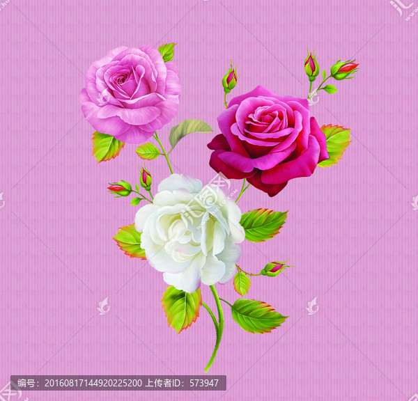 手繪花