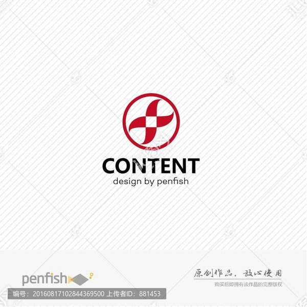 字母F錢幣飛鳥logo