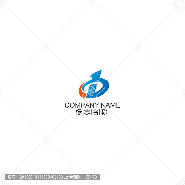 字母D企业通用logo设计