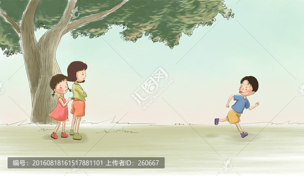 兒童插畫,誰欺負(fù)我妹妹