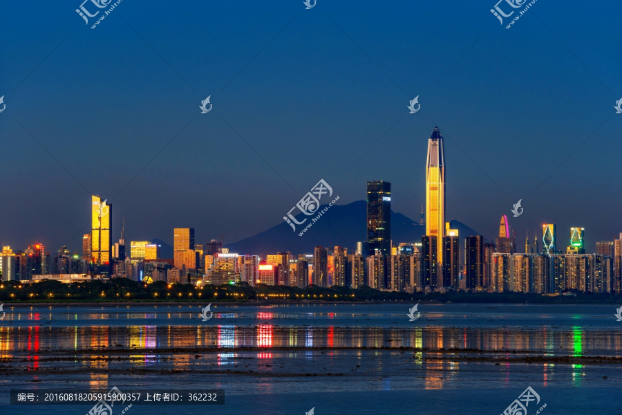 深圳风光,深圳全景,夜景