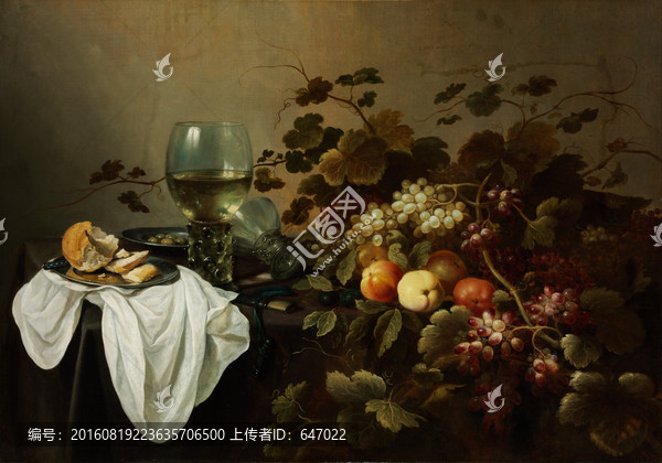 古典油畫靜物高清大圖