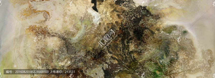 水墨畫,流彩,水墨電分