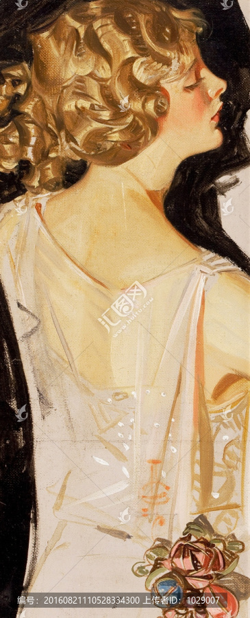 性感美女人物形象裝飾畫(huà)