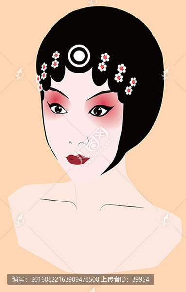 京劇花旦