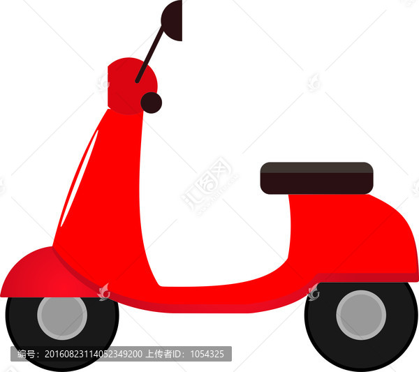 摩托車矢量圖