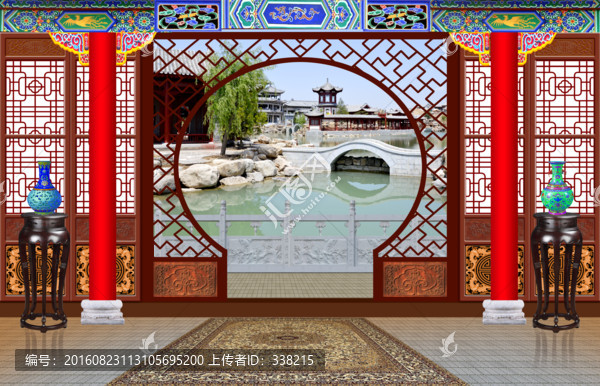 古典門(mén)窗風(fēng)景