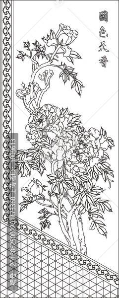 花開富貴,牡丹