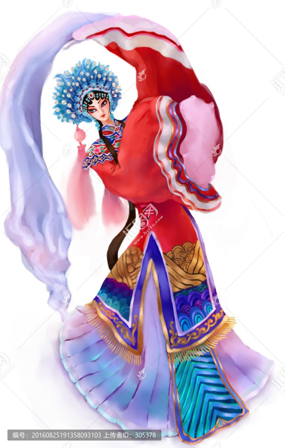 京劇插畫
