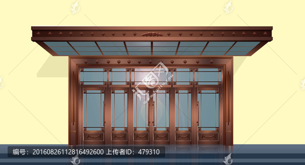古銅門,金屬門,仿古銅門