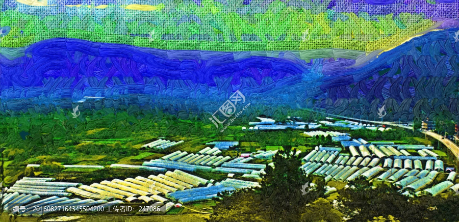 風景,油畫