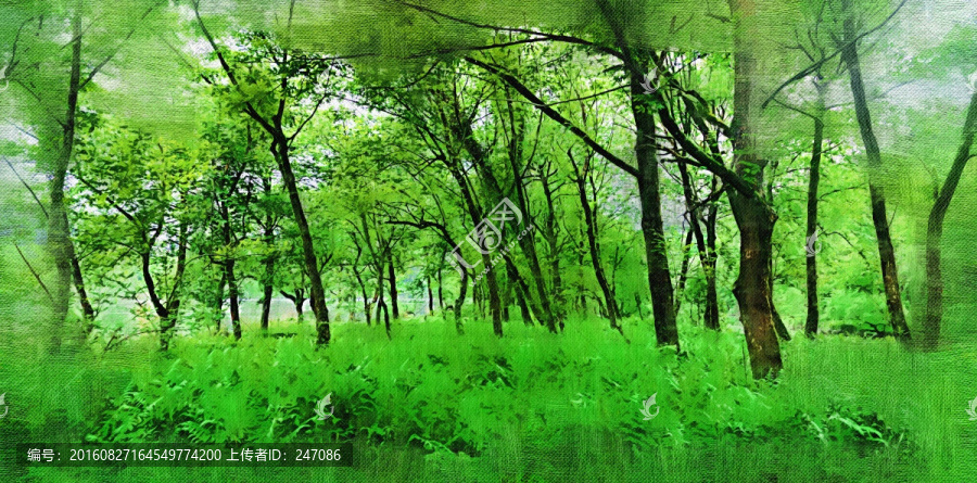 風(fēng)景,油畫