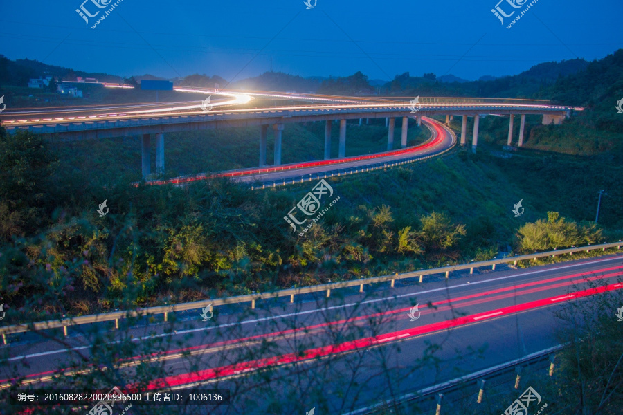 高速公路夜景