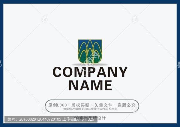 字母M山脈標(biāo)志