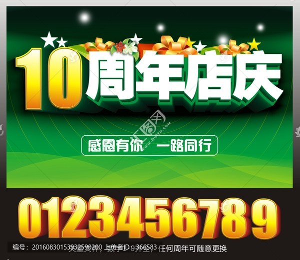 周年店慶一