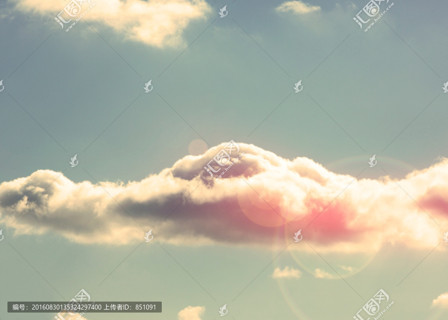 雨后天空的云彩
