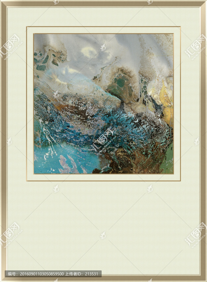 流彩,新中式風(fēng)格,水墨,水墨畫