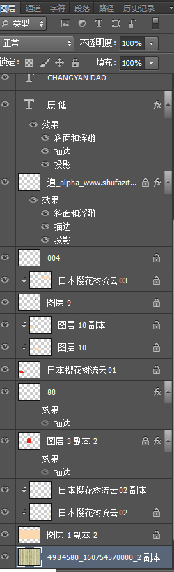 保健品禮盒PS分層平面圖