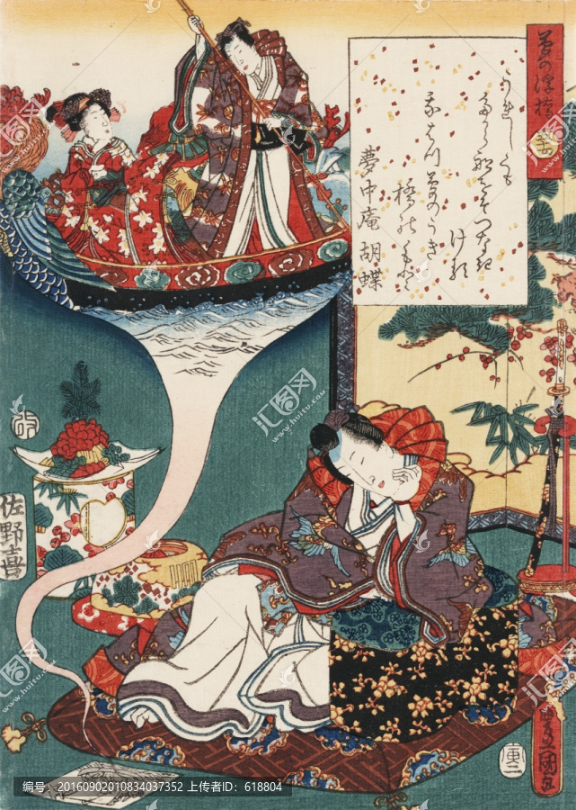 日本人物民族繪畫,畫廊品質(zhì)