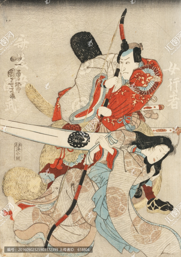 日本武士戰(zhàn)士浮世繪,畫廊品質(zhì)