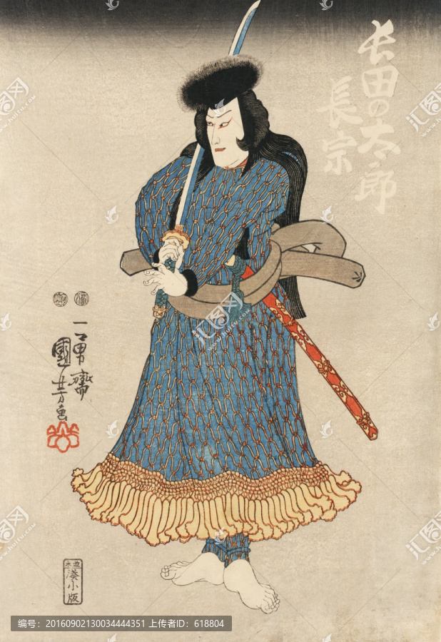 日本武士戰(zhàn)士浮世繪,畫廊品質(zhì)