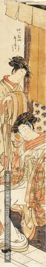 日本豎幅美女浮世繪,畫廊品質(zhì)