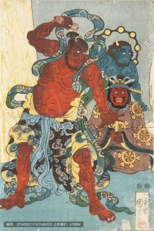 日本神話人物浮世繪,畫廊高清