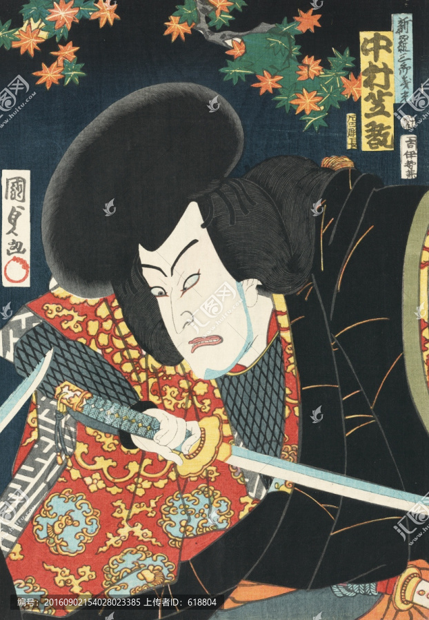 日本武士浪人浮世繪,畫廊高清