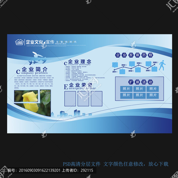 公司簡(jiǎn)介展板
