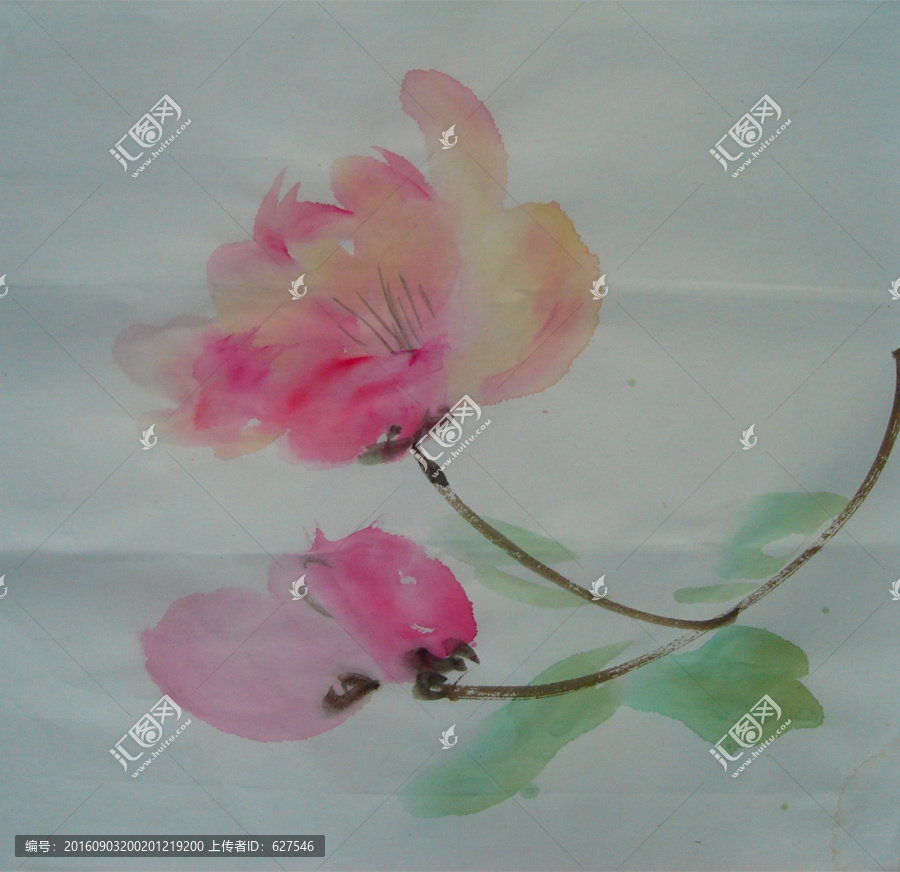手繪花朵