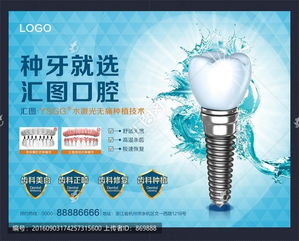 牙科,種植牙廣告