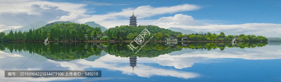 杭州西湖全景,大画幅