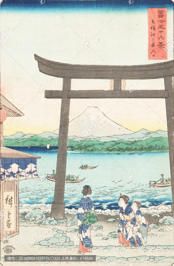 日本人物風(fēng)景繪,畫廊品質(zhì)