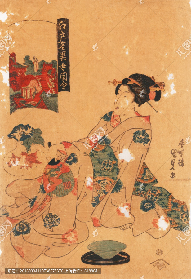 日本美女绘,画廊品质