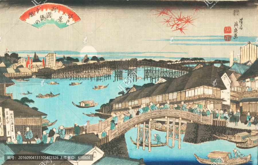 小橋流水日本橋風(fēng)景繪,畫廊品質(zhì)