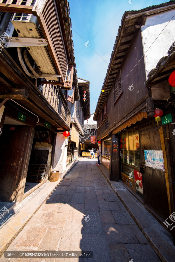 上海浦东新场古镇石板街道