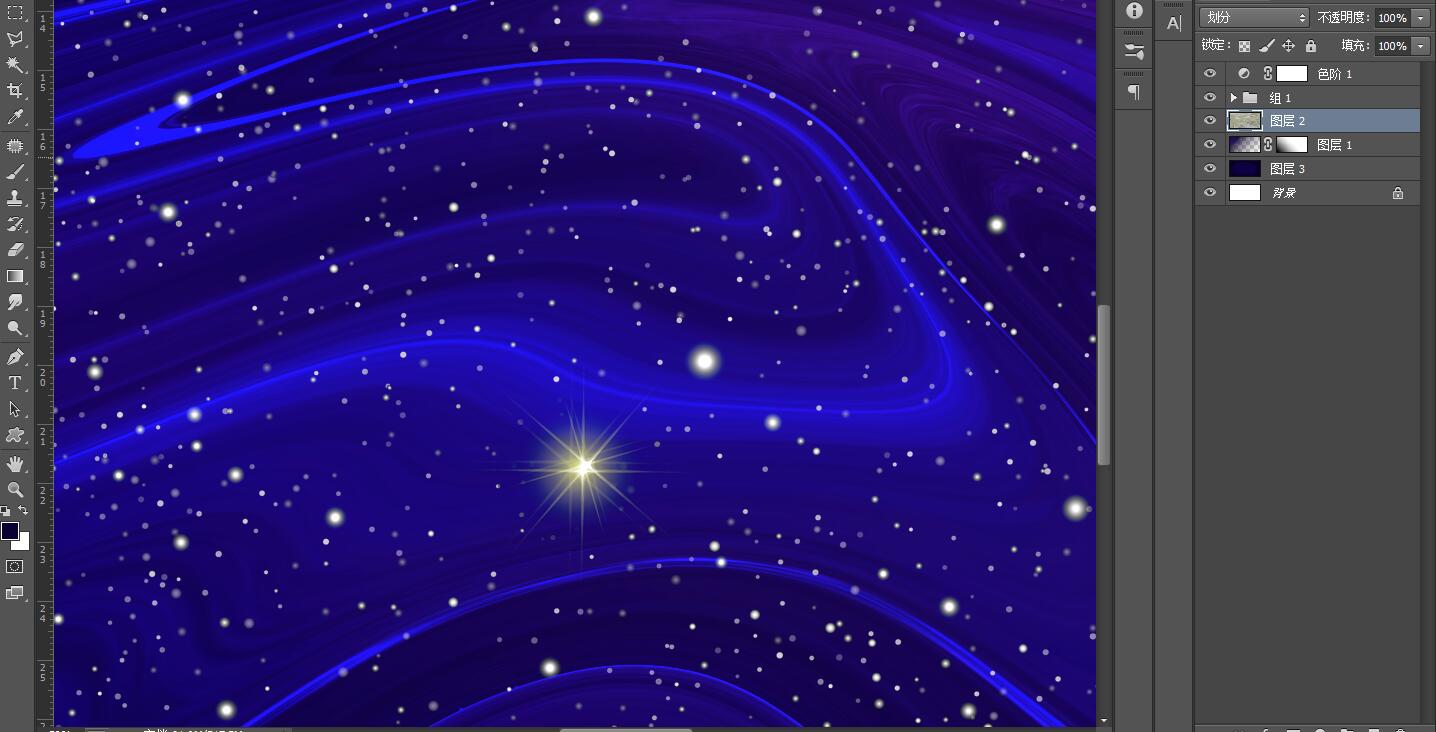 抽象藝術畫布星空