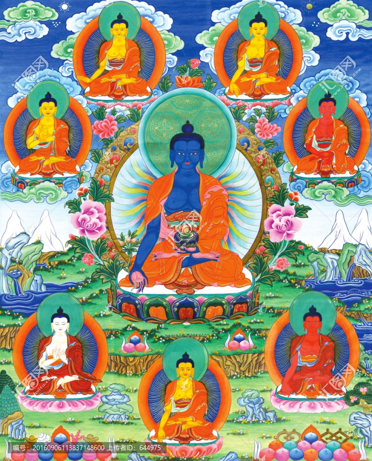 唐卡（高清合層）