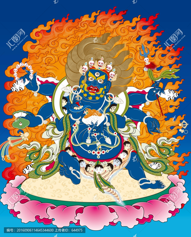 唐卡（高清合層）